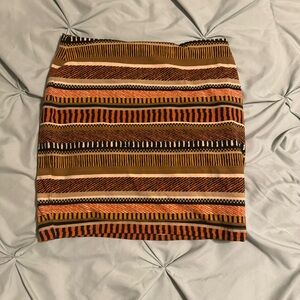 Forever 21 Multicolor Striped Pencil Skirt